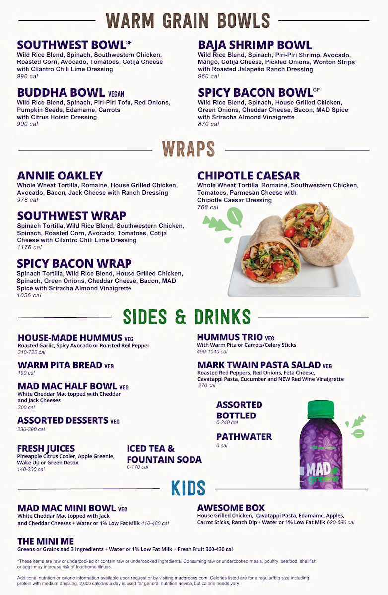 Menu Mad Greens - Westminster-1