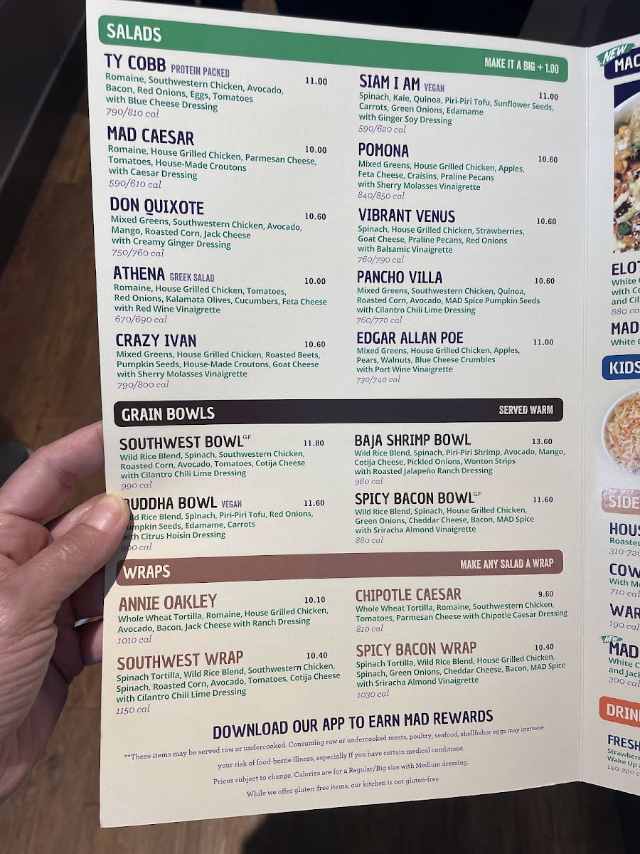 Menu Mad Greens - Westminster-3